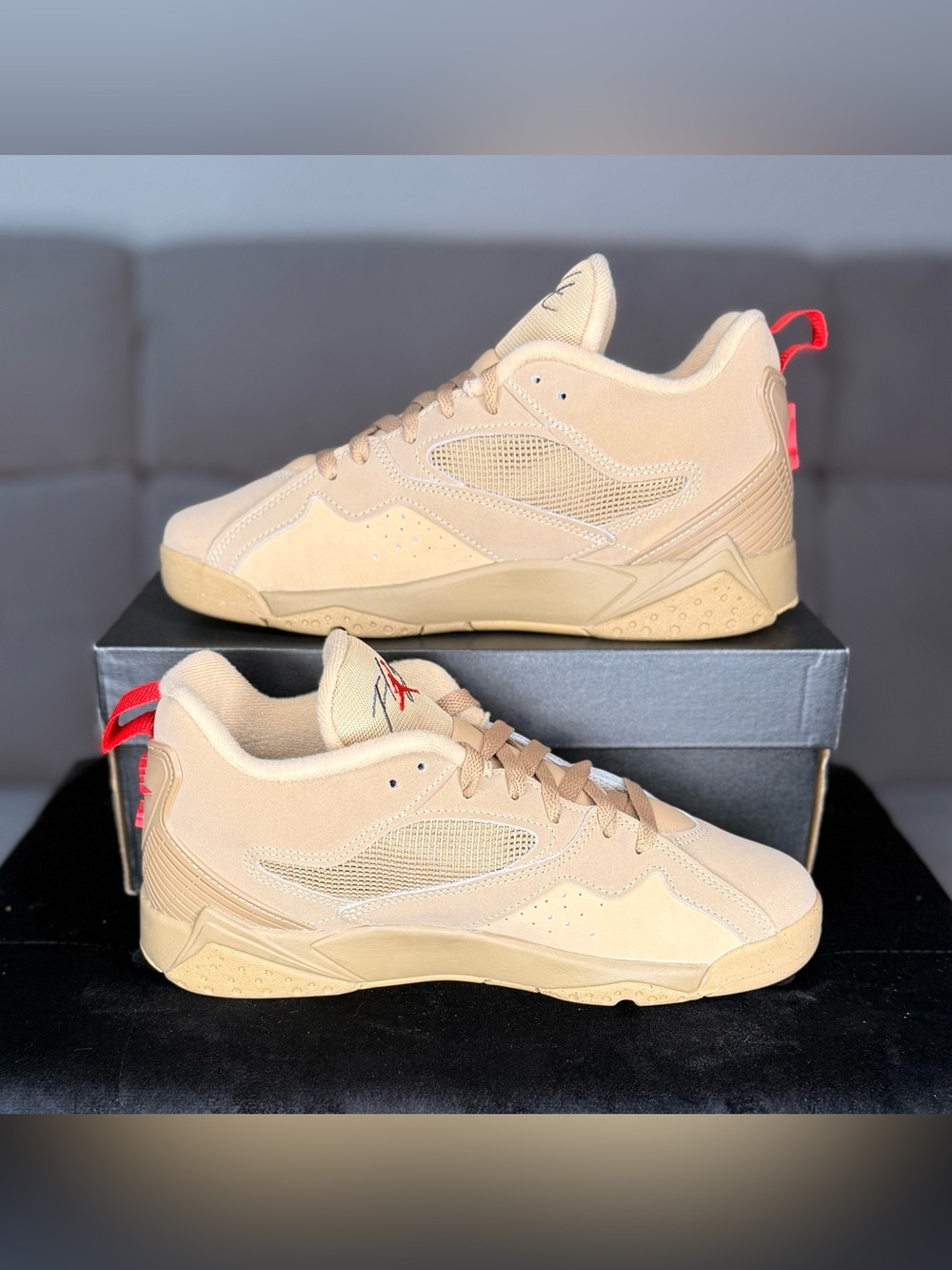 Nike Jordan MVP 92 GS Desert Camo Fire Red Mushroom Youth 6.5 / Women’s 8 (154)